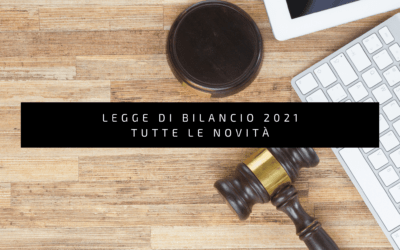 Legge di Bilancio 2021: novità